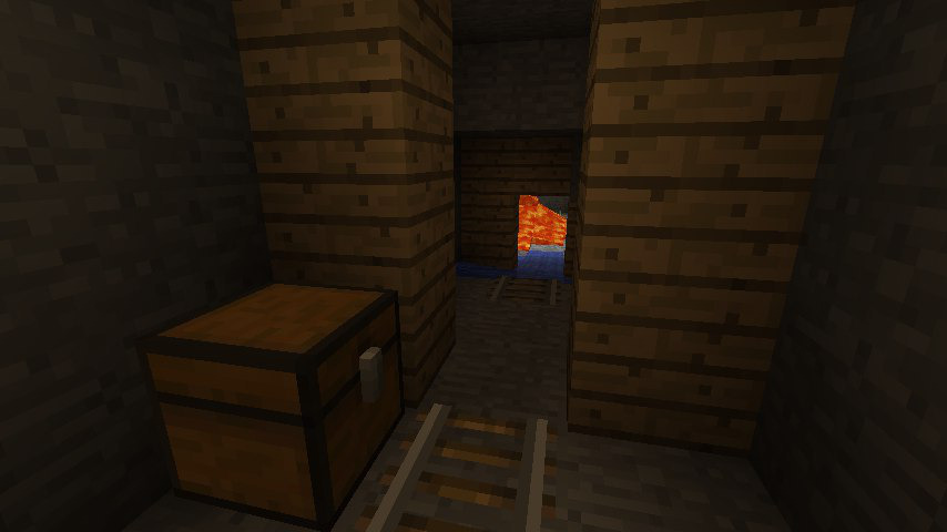 деревянное подземелье в майнкрафт