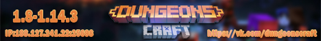 DungeonsCraft | Квестовый сервер 1.8 - 1.14.3
