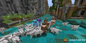 Скриншот 2 §7『§cMine§9Heritage §6Survival 1.16.4§7』 §eЛамповое выживани сервер Майнкрафт