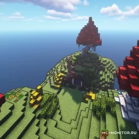 Скриншот 1 &e✰ &8[&c Mine-&6SurvivalGS &8] &e✰ сервер Майнкрафт