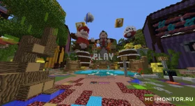 Скриншот 3 ❤️MANIORIX❤️ BEDWARS ▶️ ВЫЖИВАНИЕ ⚡ 1.8-1.12.2 сервер Майнкрафт